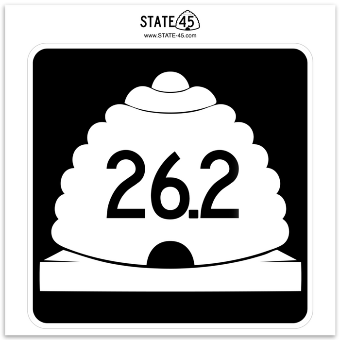 26.2 Marathon Sticker